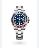 GMT-MASTER II SS BLUE/RED PEPSI CERAMIC BEZEL 40MM