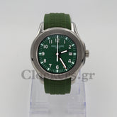 PATEK PHILIPPE AQUANAUT TIME GREEN DIAL AUTOMATIC 5164A-001 CLONE