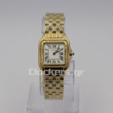 CARTIER PANTHÈRE 18K GOLD DATE ROMAN DIAL WITH