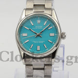 OYSTER PERPETUAL 36 REFERENCE 124300 BLUE DIAL 2AA