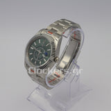 SKY-DWELLER SS GREEN DIAL STICK MARKERS