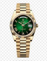 DAY-DATE II 40 MM OYSTER GREEN DIAL STICK MARKERS