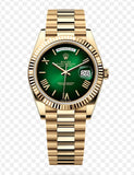 DAY-DATE II 40 MM OYSTER GREEN DIAL STICK MARKERS