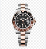 GMT-MASTER II ROSE GOLD 2-TONE OYSTER CERAMIC BEZEL 40MM
