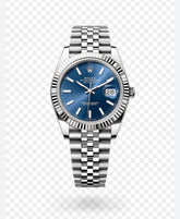DATE JUST SS 41MM BLUE DIAL STICK MARKERS JUBILEE