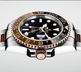 GMT-MASTER II ROSE GOLD 2-TONE OYSTER CERAMIC BEZEL 40MM