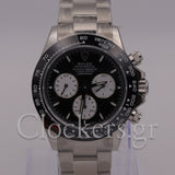 C0SMOGRAPH DAYT0NA SS CERAMIC BLACK DIAL 40MM CLONE