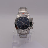 Rolex Daytona Automatik Herrenuhr Weißgold Blue 116509