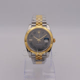 Datejust 41 Wimbledon Dial Two Tone Jubilee 126333 Full Set Fluted Bezel 2025