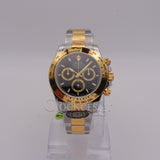 Rolex Daytona 2025 126503 Daytona 40mm Two Tone Yellow Gold Black Dial Oyster Bracelet