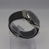 HUBLOT CLASSIC FUSION KING WATCH - 42 MM - BLACK DIAL - SS BLACK RUBBER AND LEATHER STRAP