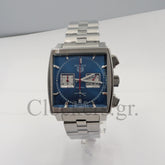 TAG Heuer Monaco Automatic Chronograph Caliber 02 Blue Dial Steel CBL2111