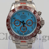 C0SMOGRAPH DAYT0NA SS CERAMIC ROMAN BLUE DIAL 40MM