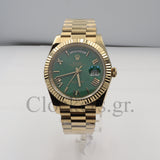 DAY-DATE II 40 MM OYSTER GREEN DIAL STICK MARKERS