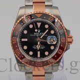 GMT-MASTER II ROSE GOLD 2-TONE OYSTER CERAMIC BEZEL 40MM