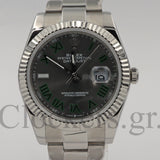 Rolex Datejust 36mm Wimbledon Dial Smooth Bezel Oyster 126200 Unworn 2022+