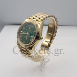 DAY-DATE II 40 MM OYSTER GREEN DIAL STICK MARKERS