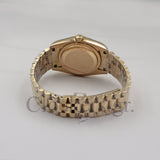 DAY-DATE II 36 MM GOLD GOLD STICKS MARKET