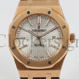 AUDEMARS PIGUET ROYAL OAK ROSE GOLD WATCH - 41MM