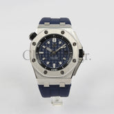 AUDEMARS PIGUET ROYAL OAK OFFSHORE DIVER 15710ST.OO.A052CA.01 BLUE INDEX STAINLESS STEEL RUBBER