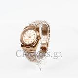 DATEJUST 31MM GOLD OYSTER ROSE GOLD DIAL DIAMONDS MARKERS