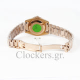 DATEJUST 31MM GOLD OYSTER ROSE GOLD DIAL DIAMONDS MARKERS