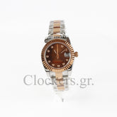 DATEJUST 31MM 2-TONE GOLD OYSTER BROWN DIAL DIAMONDS MARKERS 2022 CLONE