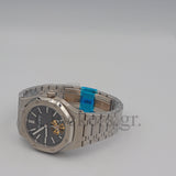 AUDEMARS PIGUET ROYAL OAK JUMBO EXTRA-THIN BLACK DIAL 15202PT.OO.1240PT.01