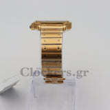 SANT0S DE CARTIER WATCH LARGE MODEL, AUTOMATIC, GOLD, INTERCHANGEABLE