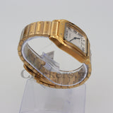 SANT0S DE CARTIER WATCH LARGE MODEL, AUTOMATIC, GOLD, INTERCHANGEABLE