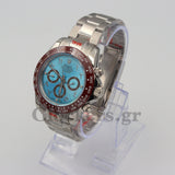 C0SMOGRAPH DAYT0NA SS CERAMIC ROMAN BLUE DIAL 40MM
