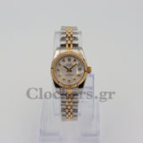 LADY DATEJUST CHAMPAGNE 28MM DIAL STEEL AND 18K YELLOW GOLD OYSTER2-TONE WATCH