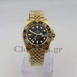 ROLEX GMT-MASTER II YELLOW GOLD BLACK DIAL CERAMIC BEZEL 40MM