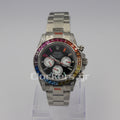 C0SMOGRAPH DAYT0NA BLACK DIAL SILVER RAINBOW 40MM