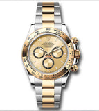 COSMOGRAPH DAYTONA 2-TONE GOLD DIAL 40MM
