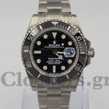 SUBMARINER DATE SS BLACK CERAMIC BEZEL 41MM CLONE