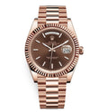 DAY-DATE II 41MM ROSE GOLD BRONZE DIAL RB STICKS MARKERS CLONE