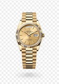 DAY-DATE II 36 MM GOLD GOLD STICKS MARKET