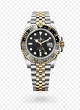 GMT-MASTER II 2-TONE GOLD BLACK DIAL CERAMIC BEZEL 40MM