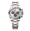 DAYTONA 18K WHITE GOLD STEEL DIAL 40MM