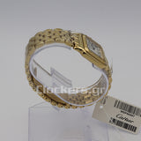 CARTIER PANTHÈRE  18K GOLD  DATE ROMAN DIAL WITH
