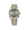 DATEJUST 36 MM 2-TONE JUBILLEE FLUTED GRAY ROMAN