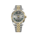 DATEJUST 36 MM 2-TONE JUBILLEE FLUTED GRAY ROMAN