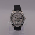 SKY-DWELLER WHITE DIAL AUTOMATIC MEN'S RUBBER