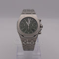 AUDEMARS PIGUET ROYAL OAK CHRONOGRAPH 41MM STEEL BLACK GREEN 26331ST