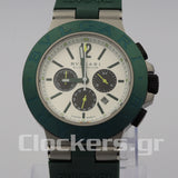 BVLGARI ALUMINIUM 40MM RUBBER BEZEL CHRONOGRAPH WATCH