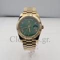 DAY-DATE II  40 MM OYSTER GREEN DIAL STICK MARKERS