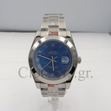 DATEJUST 41MM SS BLUE DIAL ROMAN MARKERS