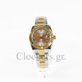 DATEJUST 31MM 2-TONE GOLD GRAY DIAL STICK MARKERS CLONE