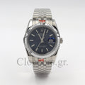 DATEJUST 36 MM SS SILVER JUBILEE BLACK DIAL STCIKS MARKERS